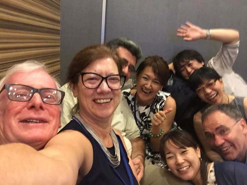 With Sue Fox, Heinrich Ramisch, Keiko Hirano, Dimitris Papazachariou and students of Tokyo Univ during Methods in Dialectology XVI. 